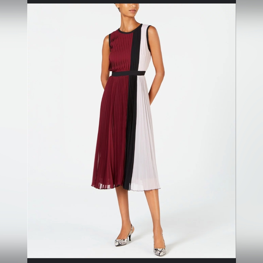 Alfani Colorblock Midi Dress